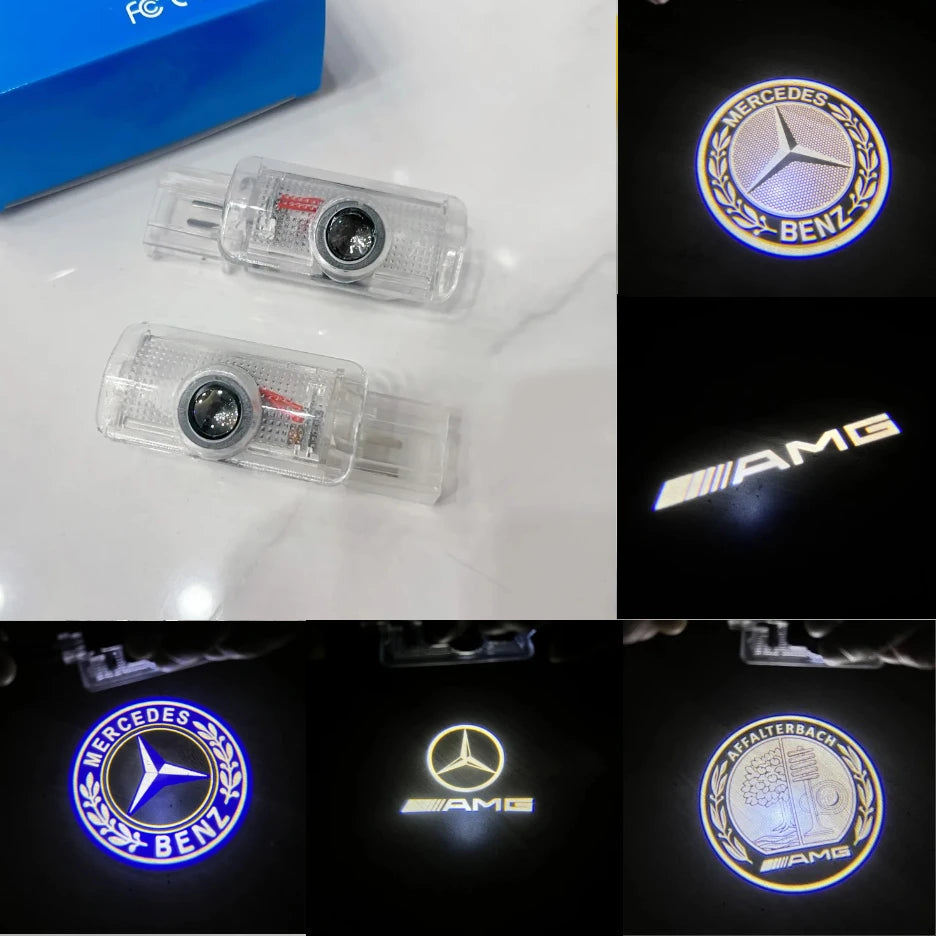 LED Laser Projector Welcome Light for Mercedes GL & ML (W164) & R-Class (2007-2017) – Logo Door Light